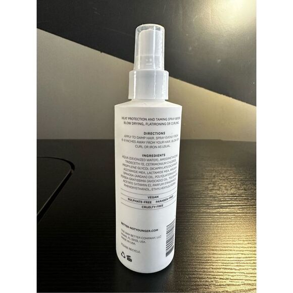 Better Not Younger No Remorse Heat Protection & Taming Spray, 6 fl oz. - Picture 4 of 5